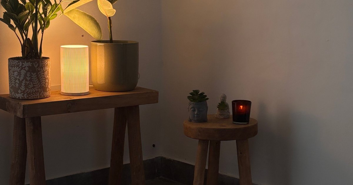 how to create a wellness corner at home